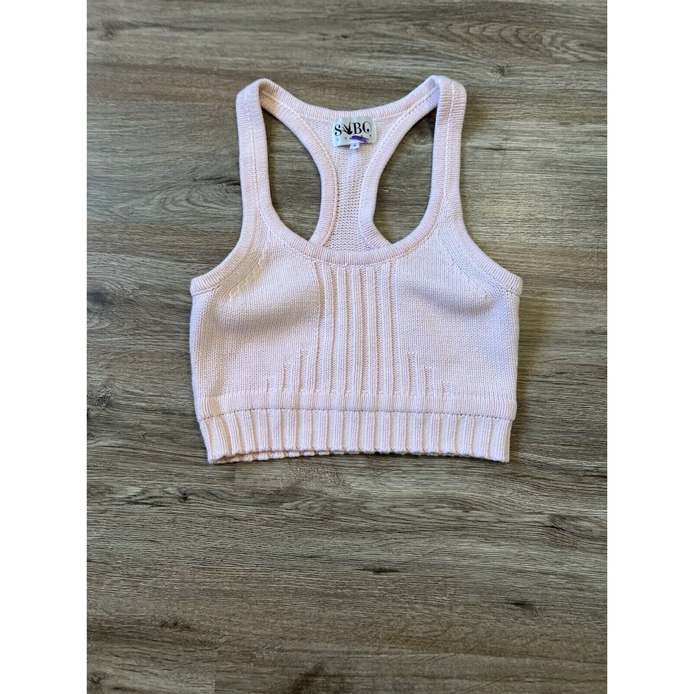 Sabo Skirt knit tank top pink Size S
